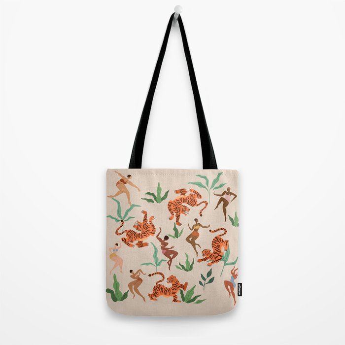 Dancing with Tigers Tote Bag Gallery Image 2