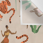 Dancing with Tigers Wall Tapestry Gallery Image 3
