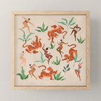Dancing with Tigers Mini Art Print Gallery Image 1
