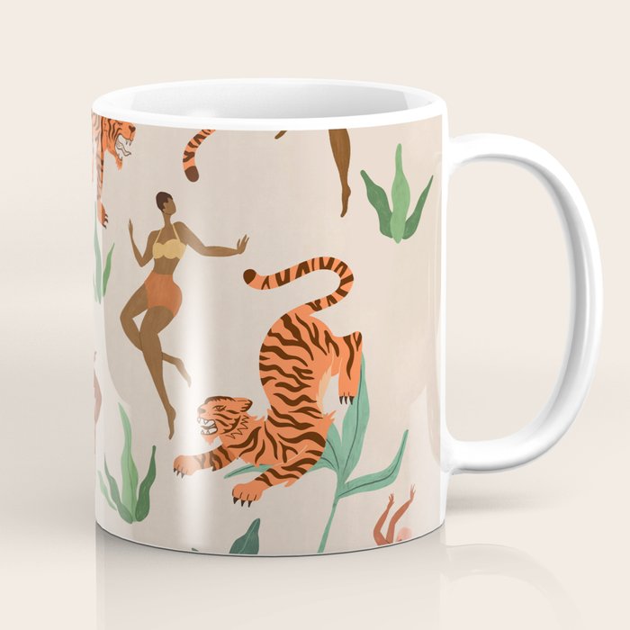 Dancing with Tigers Coffee Mug Gallery Image 1