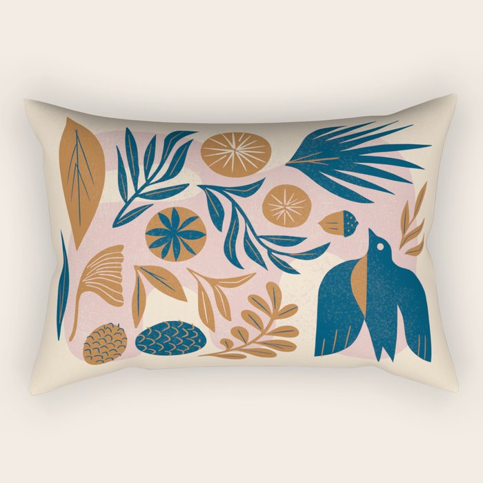 The Birdâs Collection Rectangular Pillow Gallery Image 2