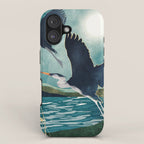 Evening Heron iPhone Case Gallery Image 1