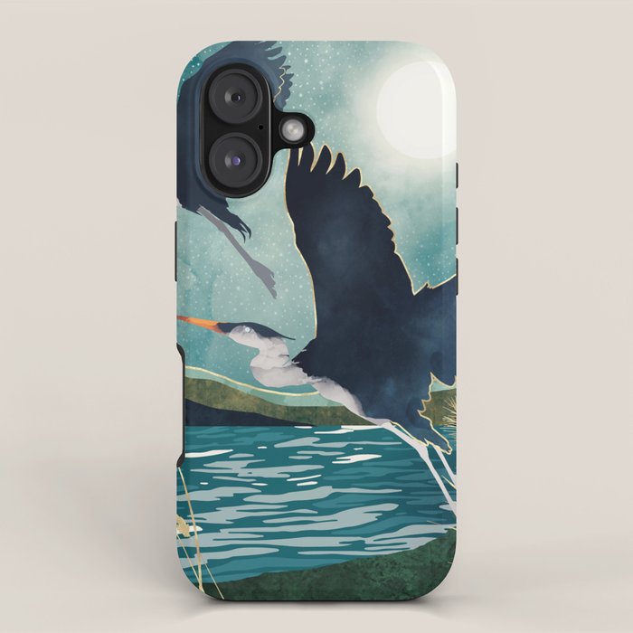 Evening Heron iPhone Case Gallery Image 1