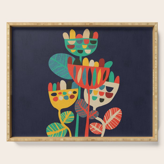 Wild Flowers Serving Tray Gallery Image 1