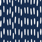 Boho Raindrops in Navy Blue Coffee Mug Gallery Image 2