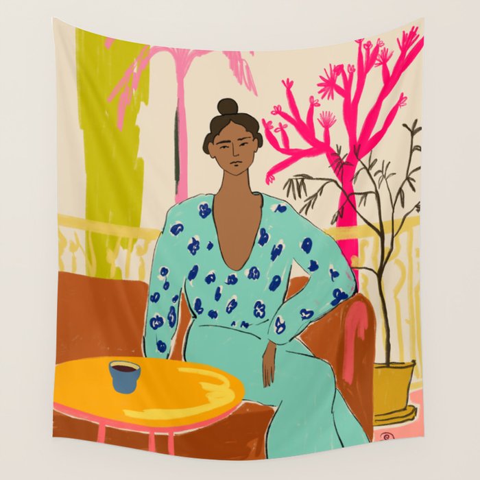 COLOURFUL TRANQUILITY Wall Tapestry Gallery Image 4