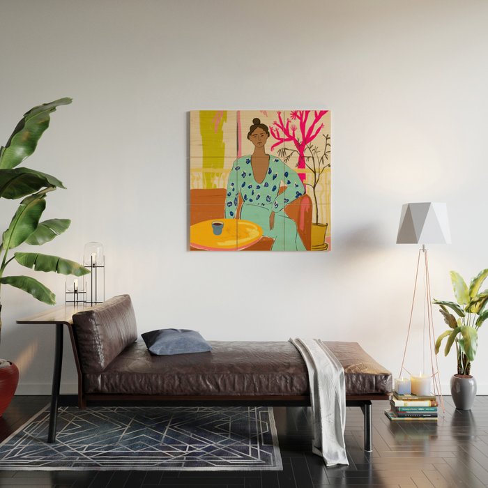 COLOURFUL TRANQUILITY Wood Wall Art Gallery Image 2