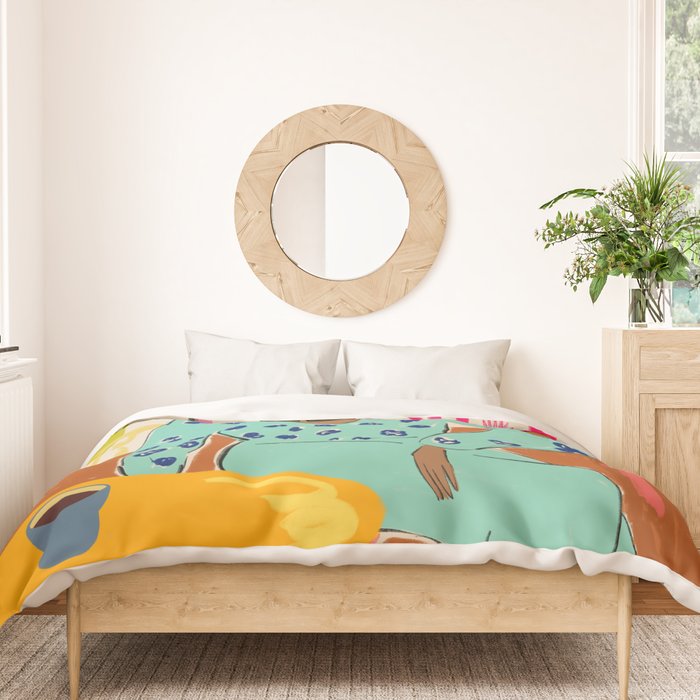 COLOURFUL TRANQUILITY Duvet Cover Gallery Image 3