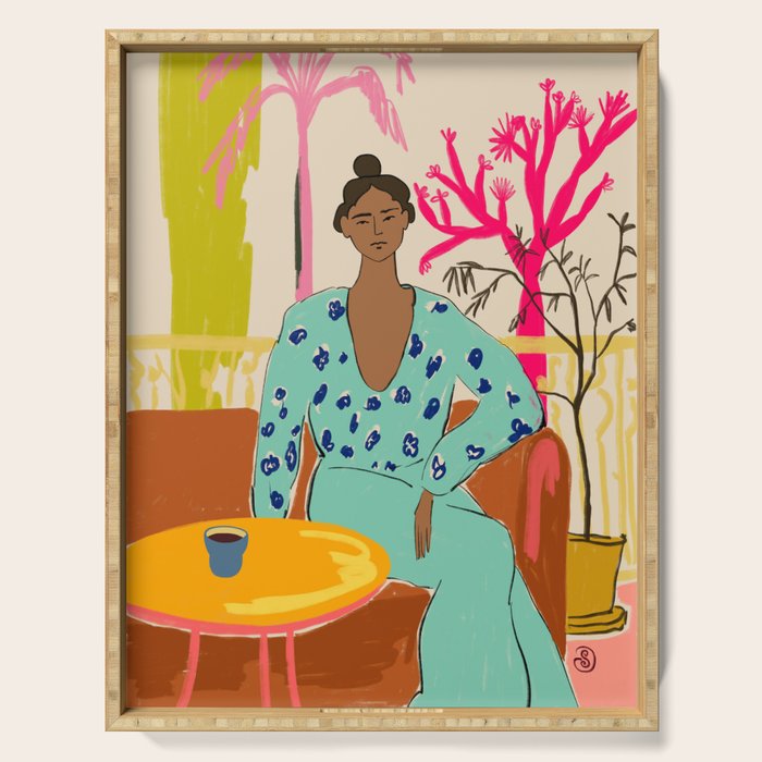 COLOURFUL TRANQUILITY Serving Tray Gallery Image 1