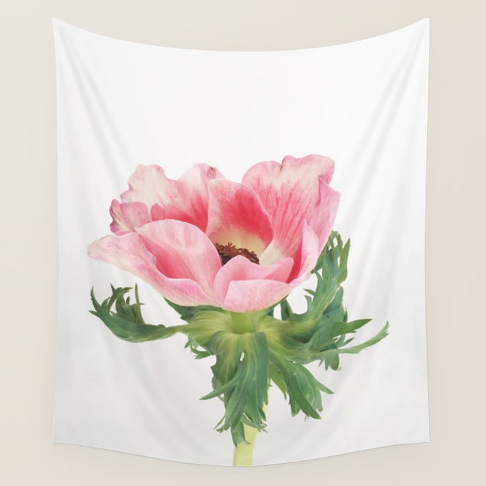 Pink Anemone Wall Tapestry Gallery Image 4