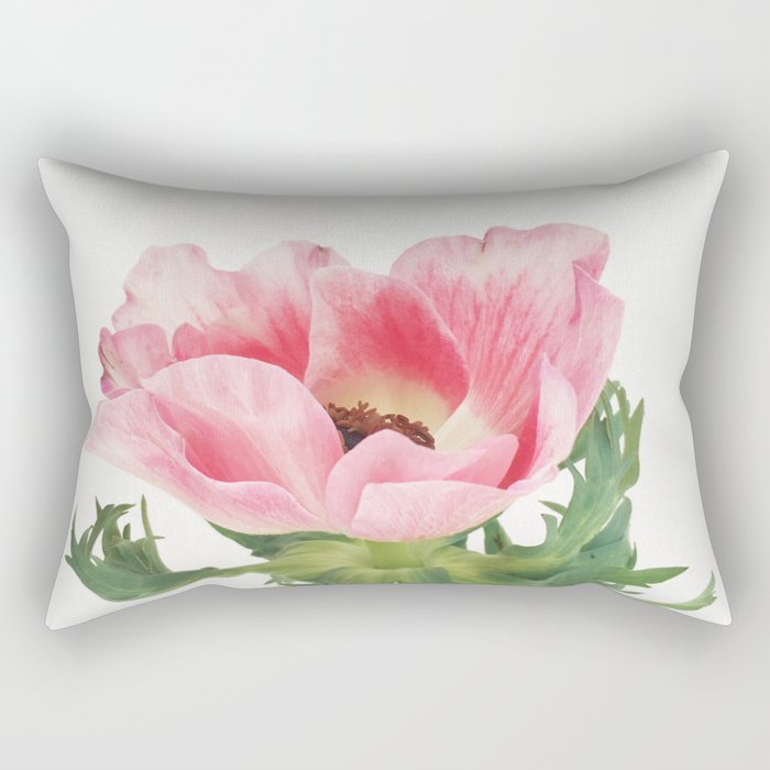 Pink Anemone Rectangular Pillow Gallery Image 2