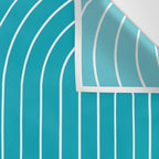 Two Tone Line Curvature IV Wall Tapestry Gallery Image 3