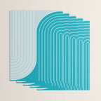 Two Tone Line Curvature IV Wrapping Paper Gallery Image 3