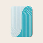 Two Tone Line Curvature IV Bath Mat Gallery Image 1