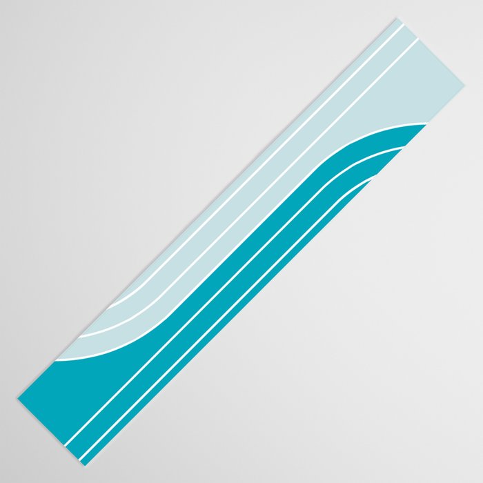 Two Tone Line Curvature IV Table Runner Gallery Image 3