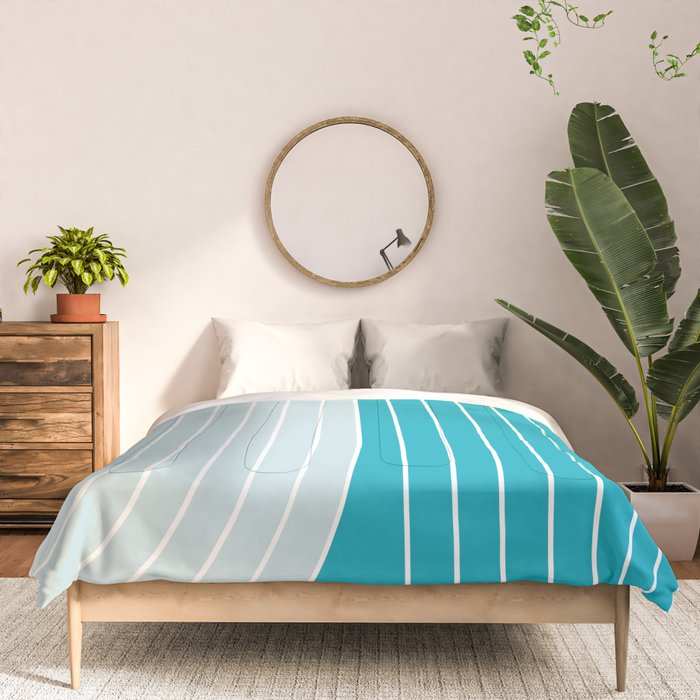 Two Tone Line Curvature IV Comforter Gallery Image 3