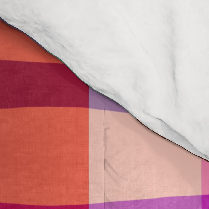 Wobbly Colorful Gingham Pattern Comforter Gallery Image 4