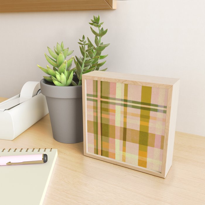Colorful Plaid #1 Mini Art Print Gallery Image 2