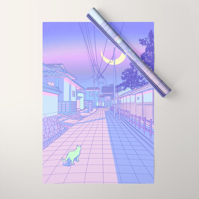 Kyoto Nights Wrapping Paper Gallery Image 1