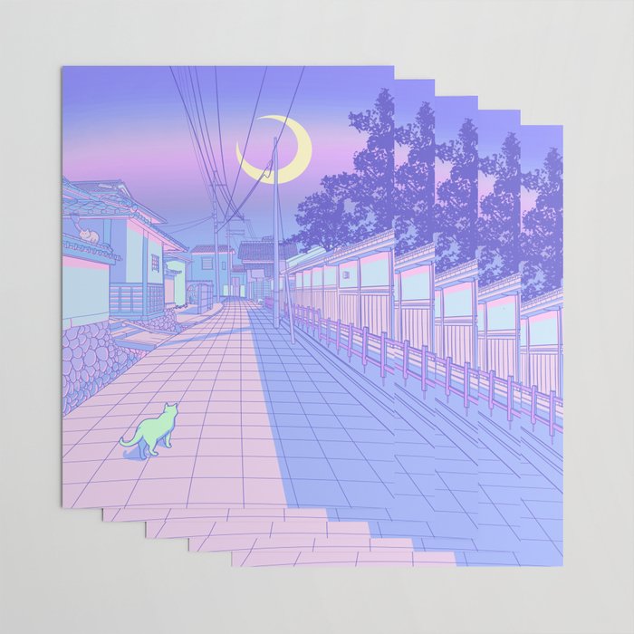 Kyoto Nights Wrapping Paper Gallery Image 3
