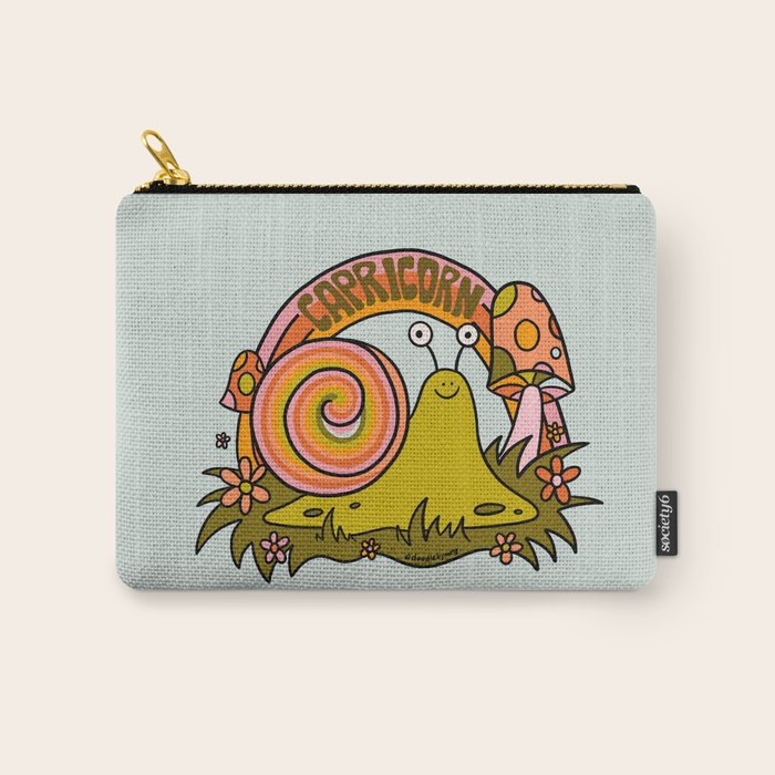 Capricorn Snail Carry All Pouch Gallery Image 1