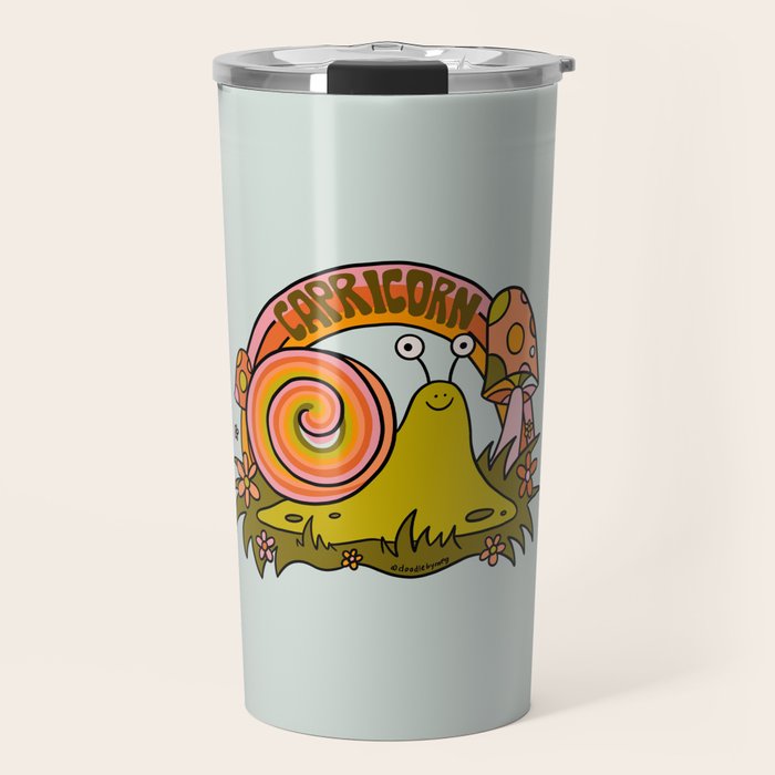 Capricorn Snail Travel Mug Gallery Image 1