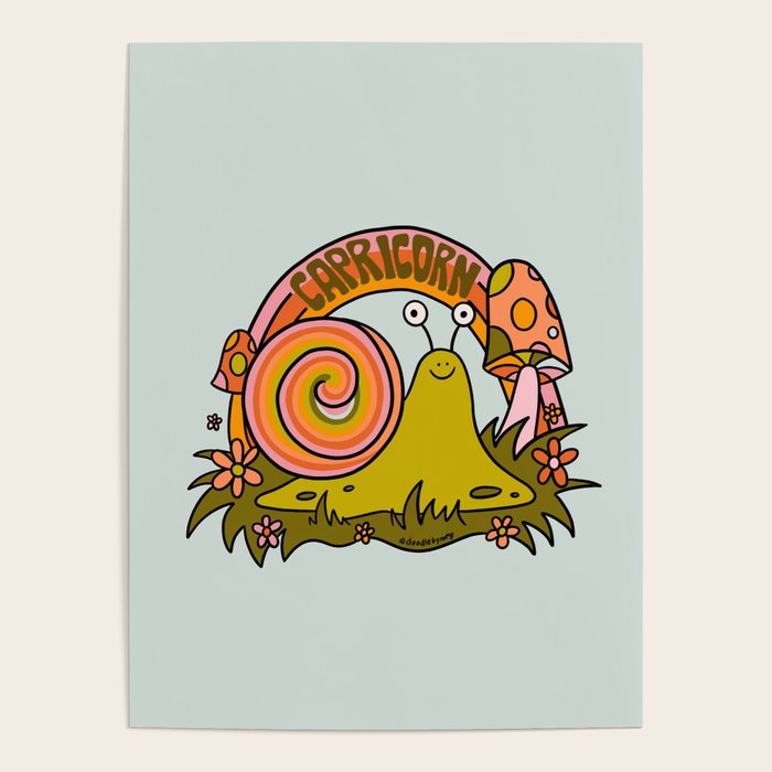 Capricorn Snail Poster Gallery Image 4