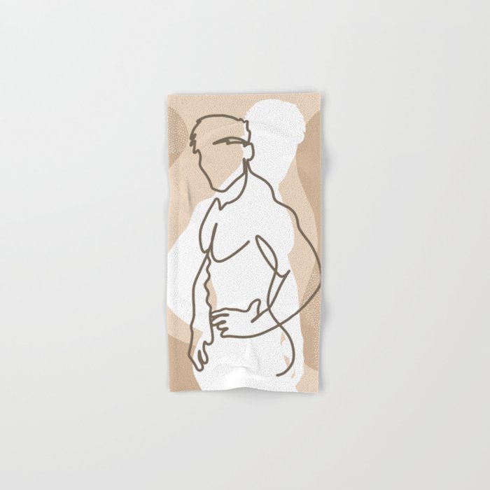 NOODDOOD Lines 17 Bath Towel Gallery Image 1