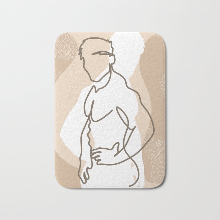 NOODDOOD Lines 17 Bath Mat Gallery Image 1