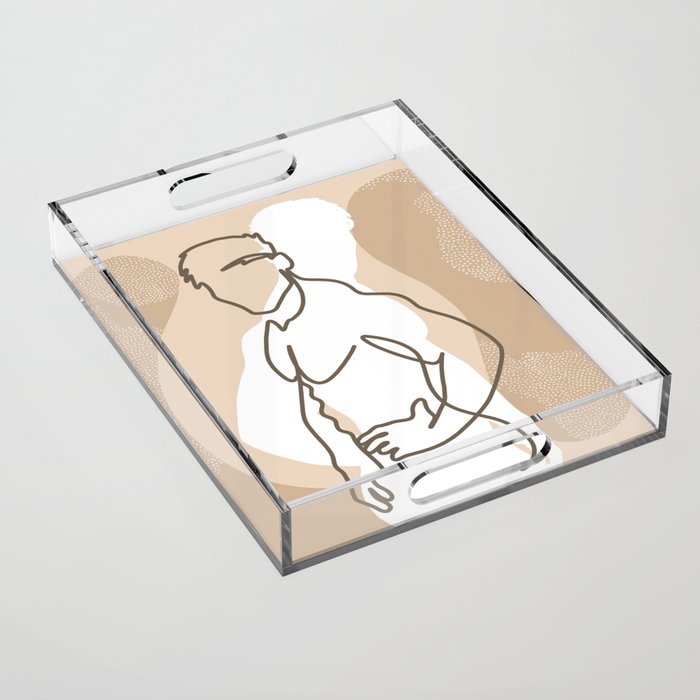 NOODDOOD Lines 17 Acrylic Tray Gallery Image 1