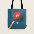 BILLIARDS / Ball 5 Tote Bag Gallery Image 1