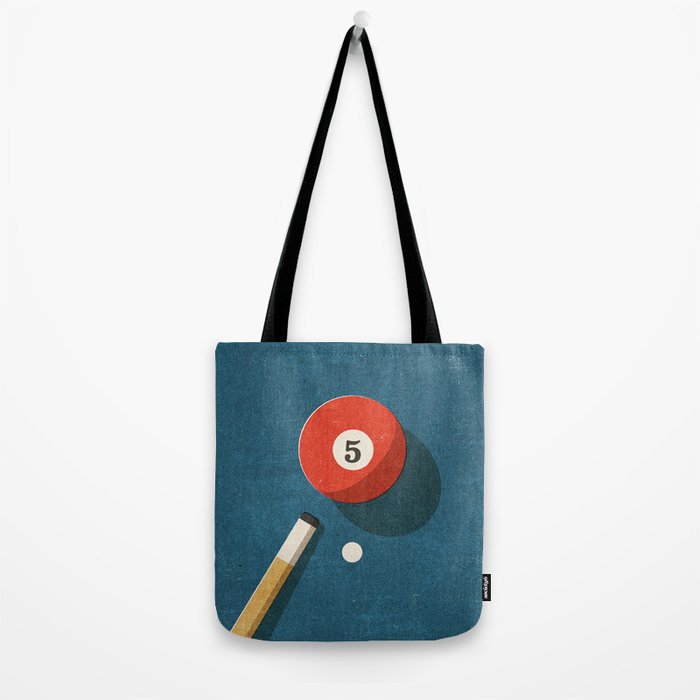 BILLIARDS / Ball 5 Tote Bag Gallery Image 2