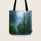 Silent Forest Tote Bag Gallery Image 1