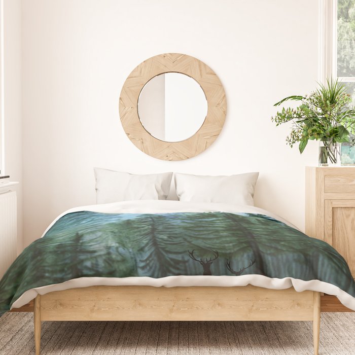 Silent Forest Duvet Cover Gallery Image 3
