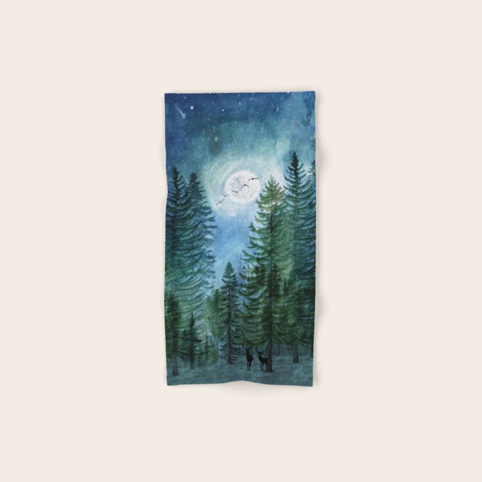 Silent Forest Bath Towel Gallery Image 1