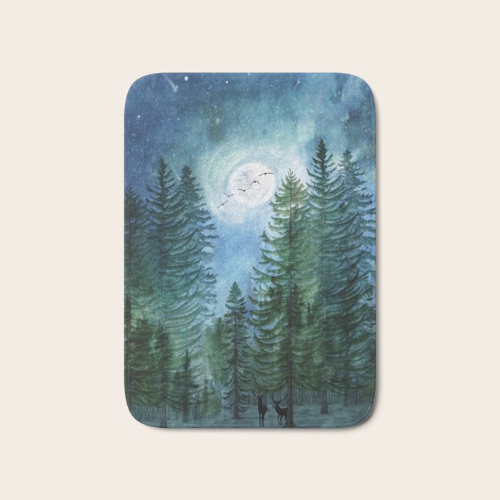 Silent Forest Bath Mat Gallery Image 1