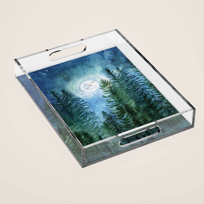 Silent Forest Acrylic Tray Gallery Image 1