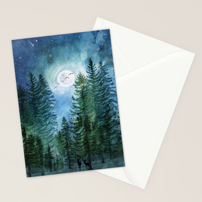 Silent Forest Stationery Card Gallery Image 2