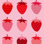 Les Fraises | 01 - Fruit Print Pink And Red Strawberry Preppy Modern Decor Abstract Strawberries Coffee Mug Gallery Image 2