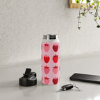 Les Fraises | 01 - Fruit Print Pink And Red Strawberry Preppy Modern Decor Abstract Strawberries Water Bottle Gallery Image 4