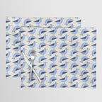 Blue Seagulls Pattern Placemat Gallery Image 1