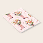 Western Floral Cowboy Boots Pattern Notebook Gallery Image 2