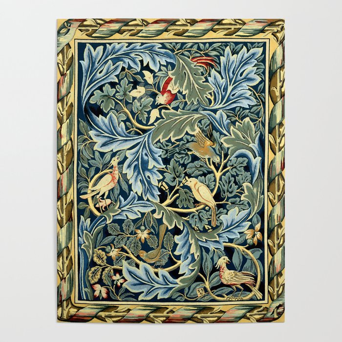 William Morris "Birds and Acanthus" Poster Gallery Image 4