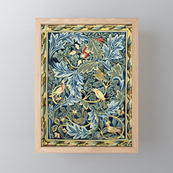 William Morris "Birds and Acanthus" Mini Art Print Gallery Image 1