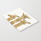 Giraffes - Sepia Palette Notebook Gallery Image 2