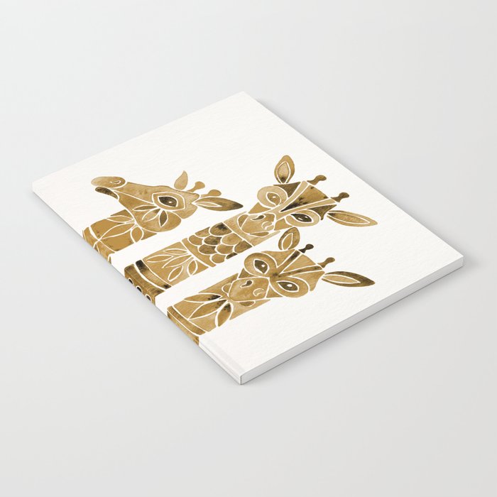 Giraffes - Sepia Palette Notebook Gallery Image 2