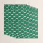 White leopard with red lips Wrapping Paper Gallery Image 3