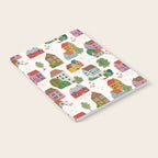 Cozy Village House Pattern Notebook Gallery Image 2