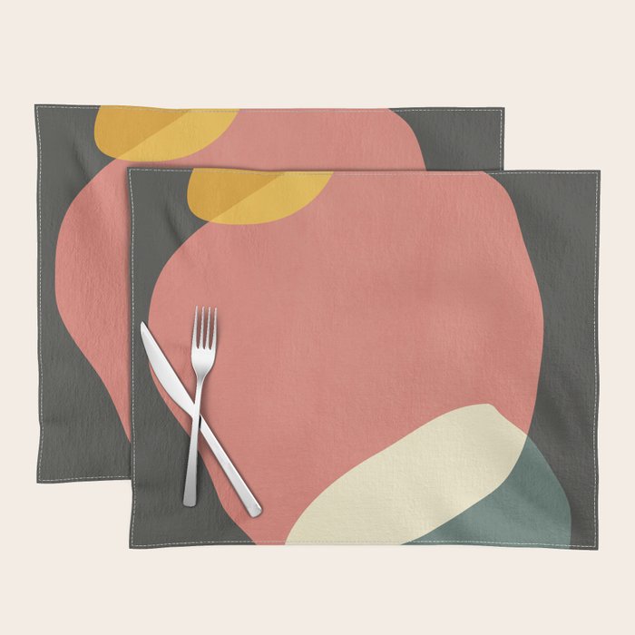 Minimalist Abstract 12 Placemat Gallery Image 1