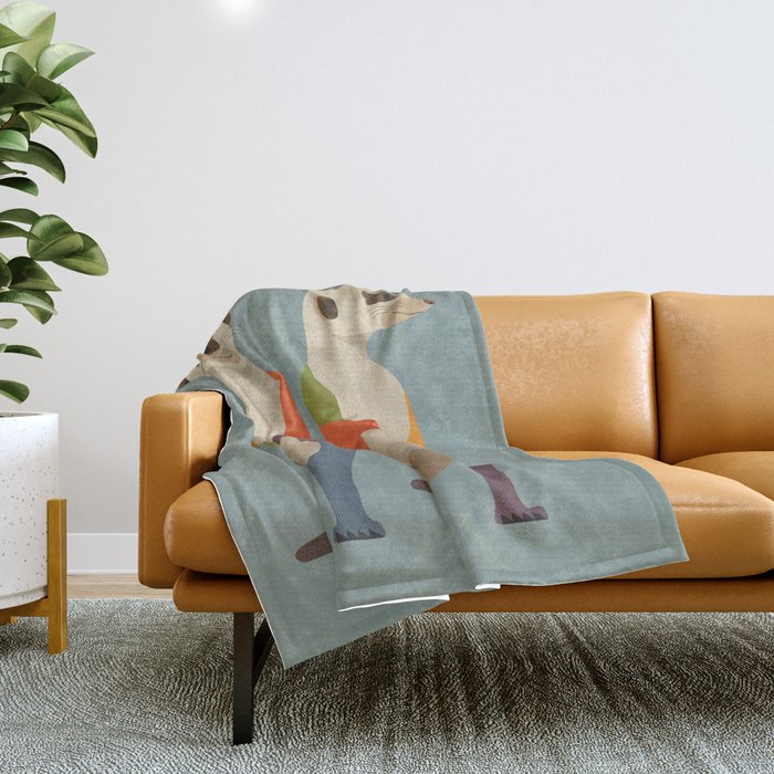 Meerkats Throw Blanket Gallery Image 1